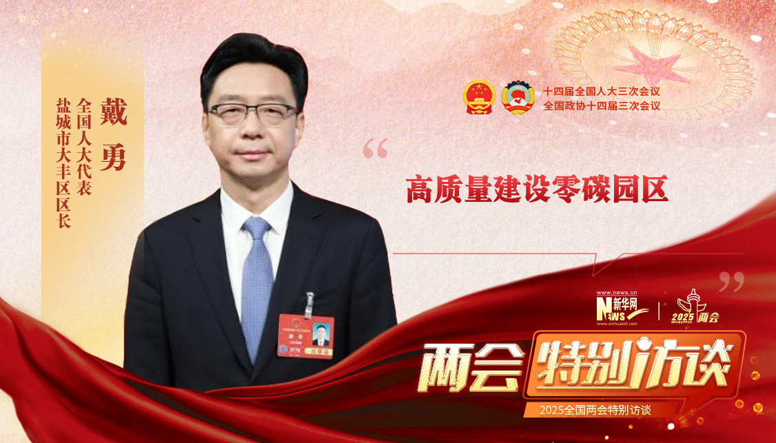 戴勇代表：高質量建設零碳園區