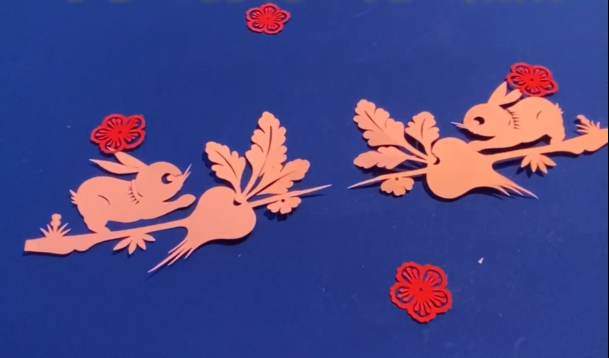 慶元宵，看非遺傳承人單手一剪，好“兔”成雙